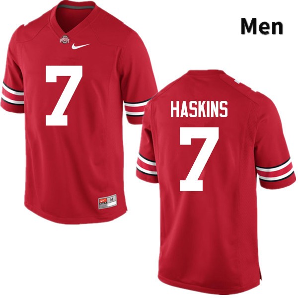 Men's Ohio State Buckeyes #7 Dwayne Haskins Red Game College Stitched Football Jersey 23PJ040BC